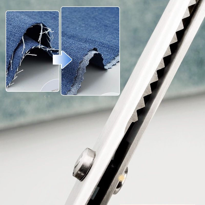 🔥HOT SALE 50% OFF🎁✂️ Pinking Shears Scissors – Stainless Steel, Ergonomic Cushioned Handles – Perfect for Sewing, Quilting & Scrapbooking! 🧵💨