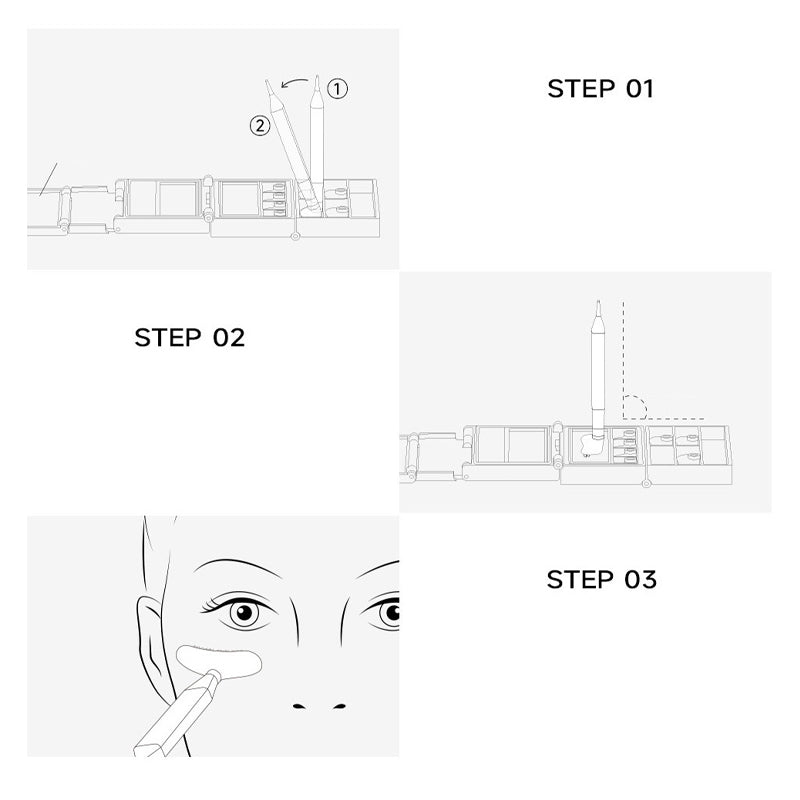 🔥2026 New Arrival🔥3-in-1 Eyeliner and Lower Lash Stamp Kit