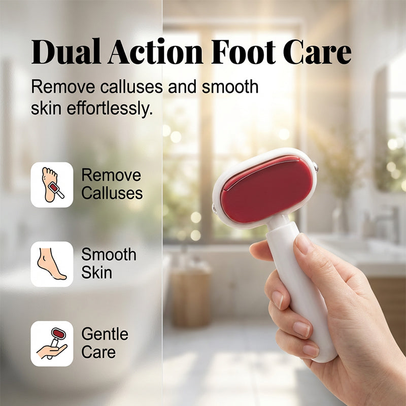 ✨📢LAST DAY SALE: Only ￡6.99!!!🔥Double-Sided Foot Scraper for Callus Removal