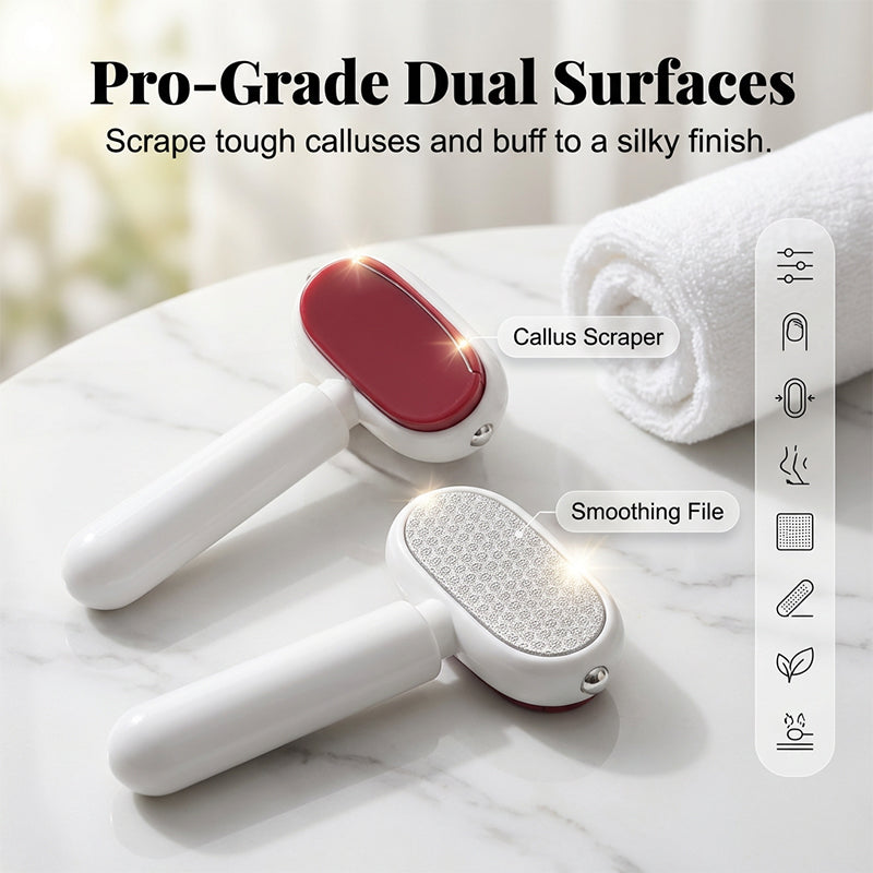 ✨📢LAST DAY SALE: Only ￡6.99!!!🔥Double-Sided Foot Scraper for Callus Removal