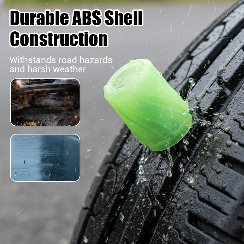 📢📢50% OFF !! ⏰🌟 2026 Sale — Over 57,500 Sold! 🚗 4PCS Glow-in-The-Dark Car Tire Valve Cap