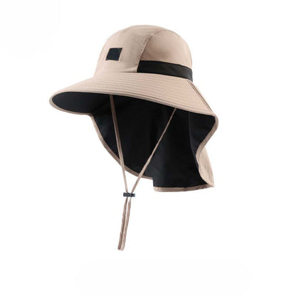 UPF 50+ Wide Brim Sun Hat with Neck Flap