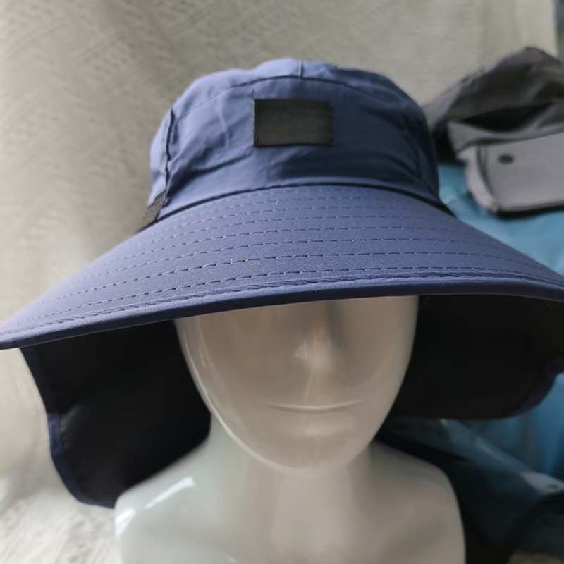 UPF 50+ Wide Brim Sun Hat with Neck Flap
