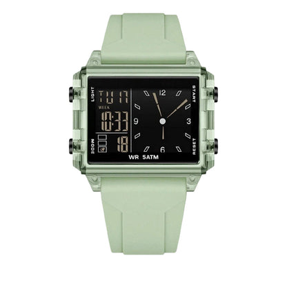 ⌚ 48% OFF NOW! 💥 Water-Resistant Transparent Digital Watch – 50M, luminous display & hybrid design – Perfect for sports & daily wear ✨