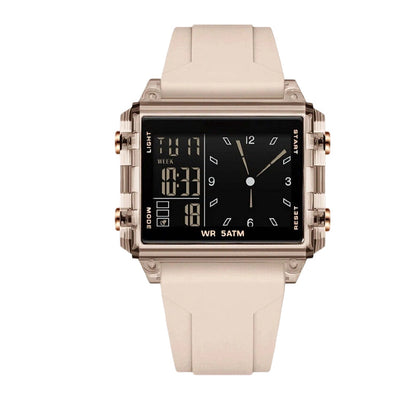 ⌚ 48% OFF NOW! 💥 Water-Resistant Transparent Digital Watch – 50M, luminous display & hybrid design – Perfect for sports & daily wear ✨