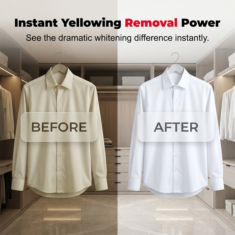 🔥💥 Deep Cleaning Laundry Whitening Sheets ✨🧺 Powerful Stain Remover Brightening Fabric Laundry Cleaning Sheets