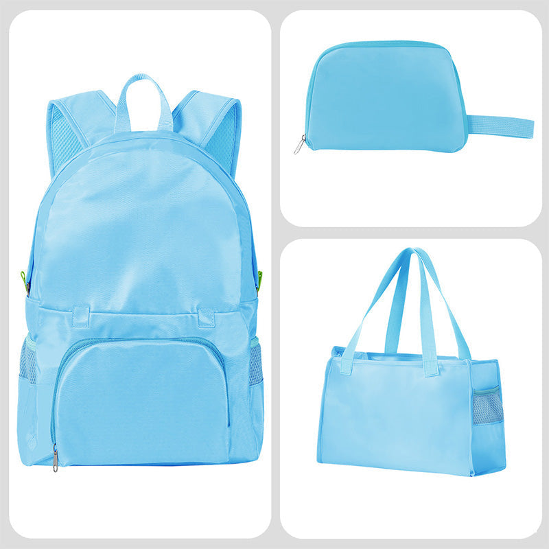 🎒 Get 50% off now! Foldable 3-in-1 travel bag—combining a backpack, handbag, and tote—lightweight, water-resistant, and perfect for travel 🧳✨