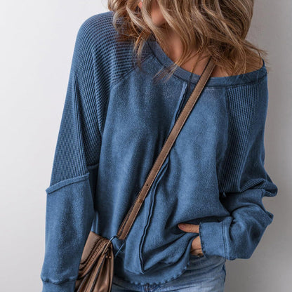 📢📢40% OFF !! ⏰Women’s Casual Round Neck & Long Sleeve Top