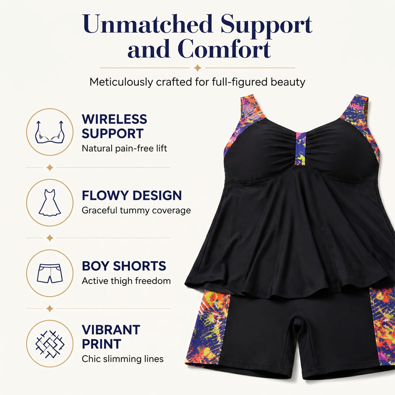 🎁New Arrivals 49% OFF💥 Embrace Your Curves – Tankini Swimwear That Fits, Flatters & Frees You