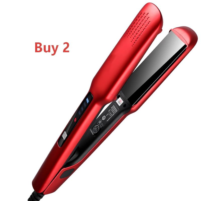 Up to 45% OFF💇‍♀️2-in-1 Hair Straightener and Curler with Negative Ionic Care
