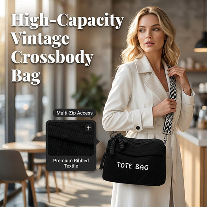 📢📢48% OFF !! ⏰Women's Vintage Large-Capacity Crossbody Bag