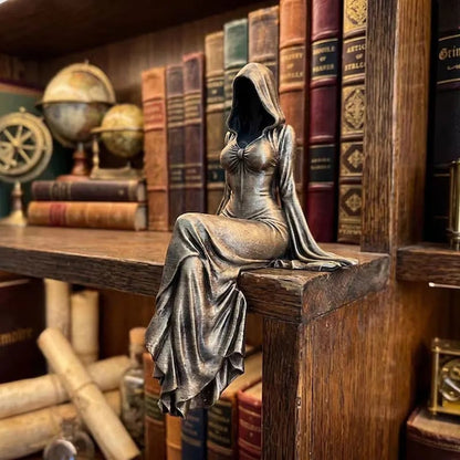 🎁Gothic Elegance Lady Death Statue