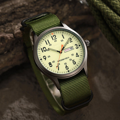 🎁2026 New Arrivals 45% OFF💥Men's Quartz Watch with Luminous Display – Dual Glow, 30M Water Resistant, Date Window 🕶️
