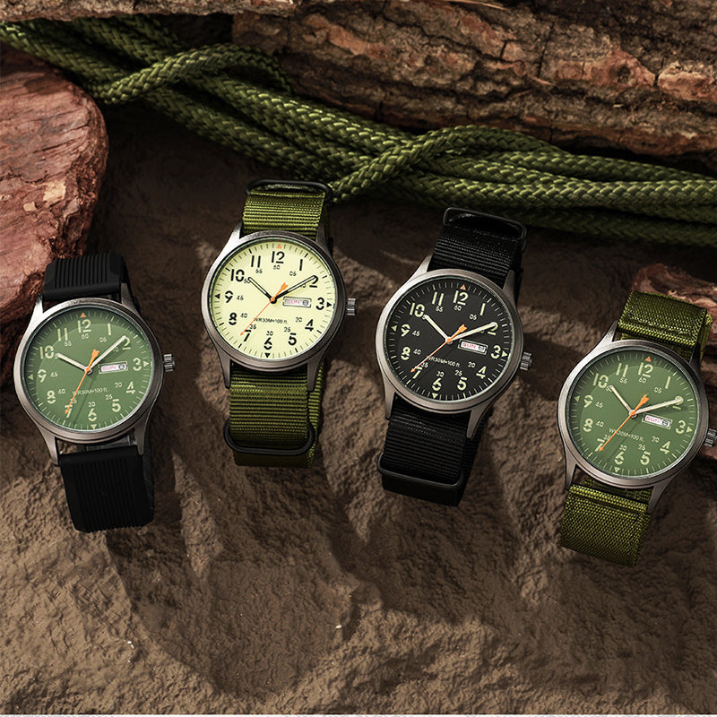 🎁2026 New Arrivals 45% OFF💥Men's Quartz Watch with Luminous Display – Dual Glow, 30M Water Resistant, Date Window 🕶️