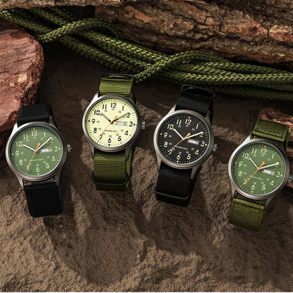 🎁2026 New Arrivals 45% OFF💥Men's Quartz Watch with Luminous Display – Dual Glow, 30M Water Resistant, Date Window 🕶️