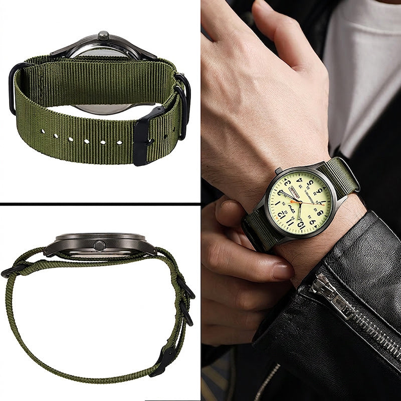 🎁2026 New Arrivals 45% OFF💥Men's Quartz Watch with Luminous Display – Dual Glow, 30M Water Resistant, Date Window 🕶️