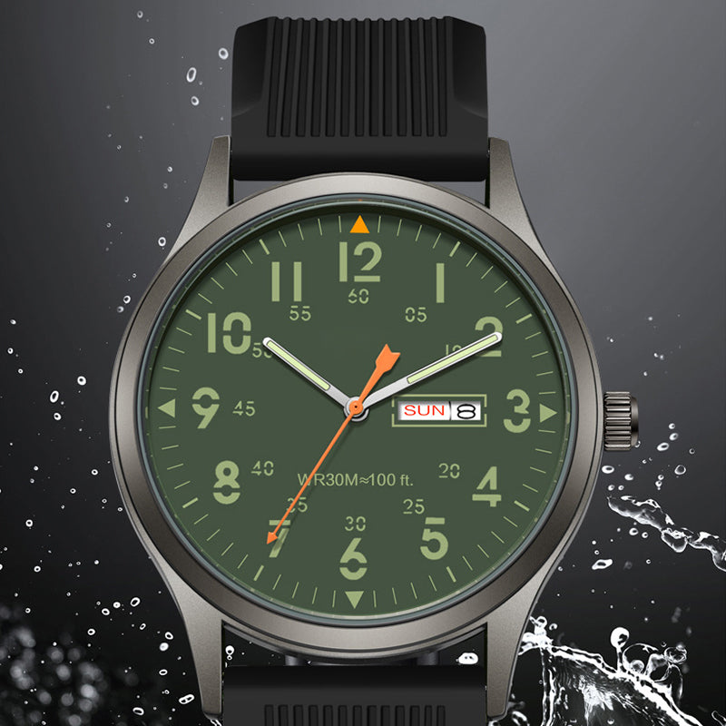 🎁2026 New Arrivals 45% OFF💥Men's Quartz Watch with Luminous Display – Dual Glow, 30M Water Resistant, Date Window 🕶️