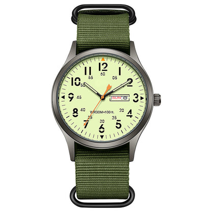 🎁2026 New Arrivals 45% OFF💥Men's Quartz Watch with Luminous Display – Dual Glow, 30M Water Resistant, Date Window 🕶️