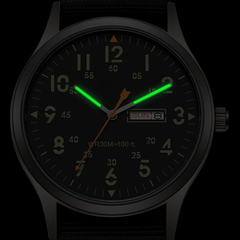 🎁2026 New Arrivals 45% OFF💥Men's Quartz Watch with Luminous Display – Dual Glow, 30M Water Resistant, Date Window 🕶️