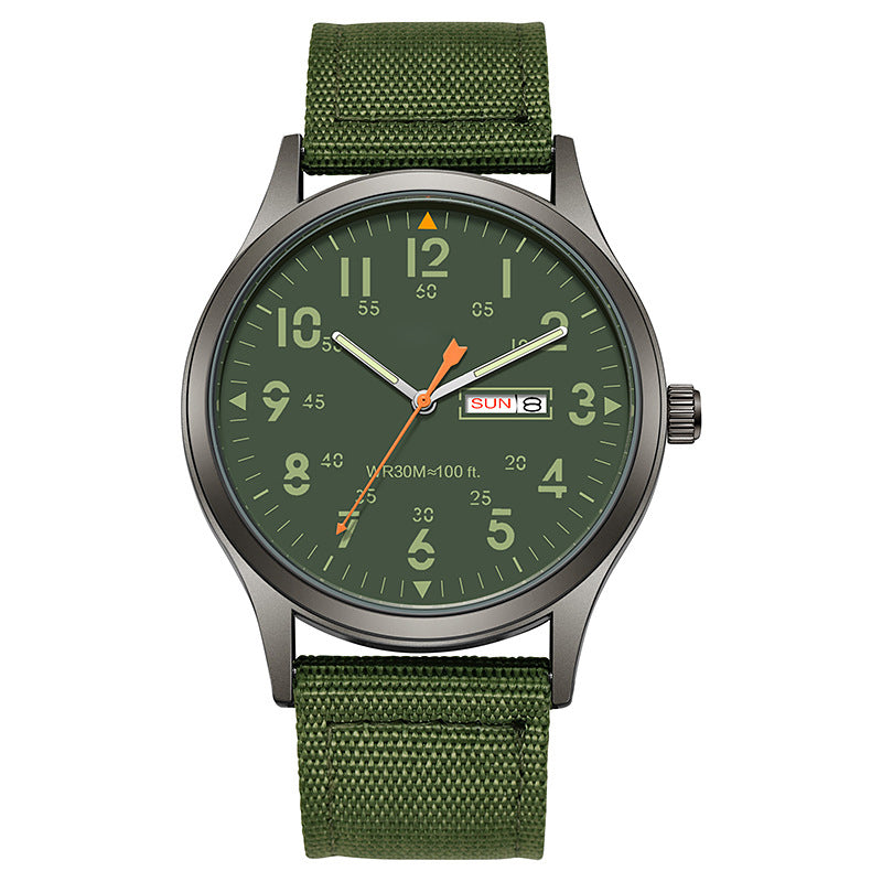 🎁2026 New Arrivals 45% OFF💥Men's Quartz Watch with Luminous Display – Dual Glow, 30M Water Resistant, Date Window 🕶️