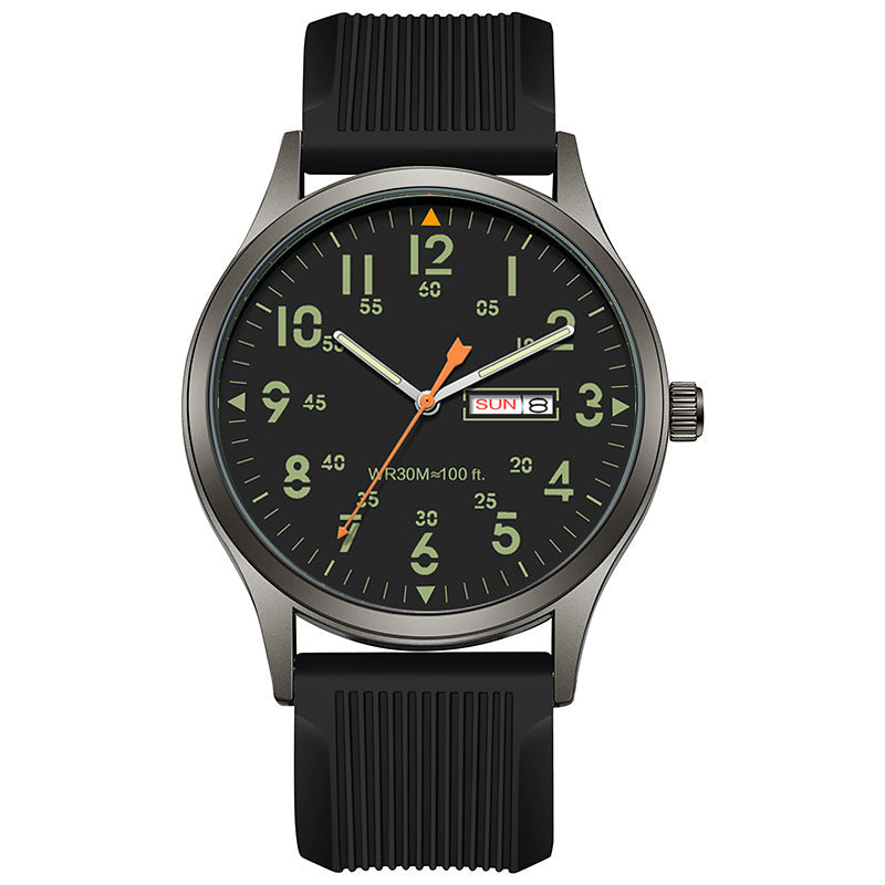 🎁2026 New Arrivals 45% OFF💥Men's Quartz Watch with Luminous Display – Dual Glow, 30M Water Resistant, Date Window 🕶️