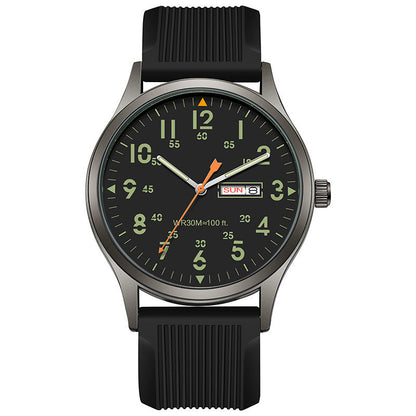 🎁2026 New Arrivals 45% OFF💥Men's Quartz Watch with Luminous Display – Dual Glow, 30M Water Resistant, Date Window 🕶️