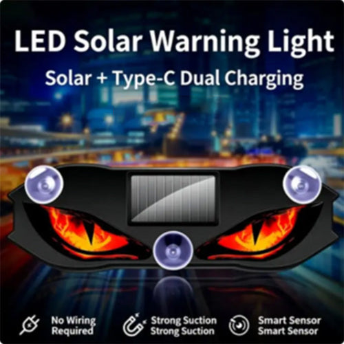 🚗🔆 Solar-Powered LED Car Warning Light – 47% OFF! Solar-powered, weatherproof, automatic activation at dark – for more safety on the roadside. 🔥🛡️