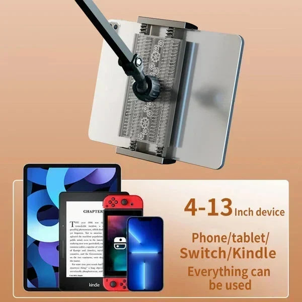 📢📢40% OFF !! ⏰🤖 Hidden tablet stand – fits gaps, 4 joints, 360° rotation, hands-free!