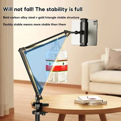 📢📢40% OFF !! ⏰🤖 Hidden tablet stand – fits gaps, 4 joints, 360° rotation, hands-free!