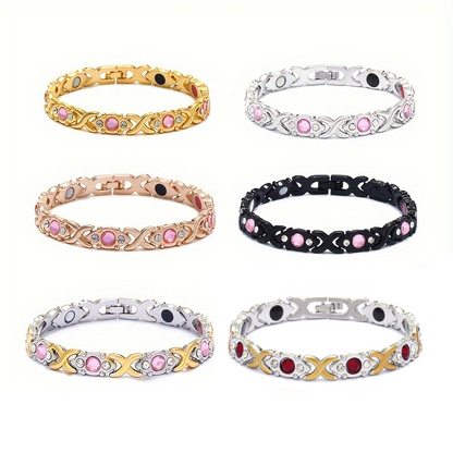 📢📢42% OFF !! ⏰Women's Elegant Adjustable Rhinestone Bracelet