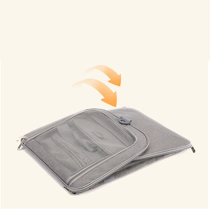 🏆LAST DAY 45% OFF🐾Large Foldable Mesh Cat Carrier Bag