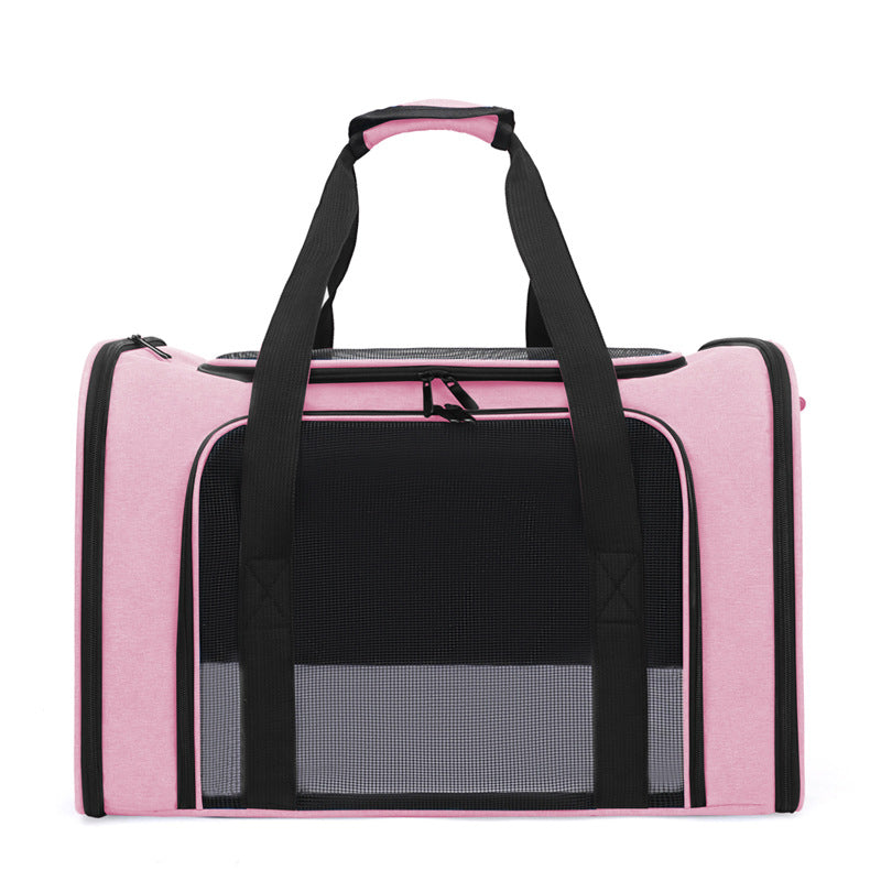 🏆LAST DAY 45% OFF🐾Large Foldable Mesh Cat Carrier Bag
