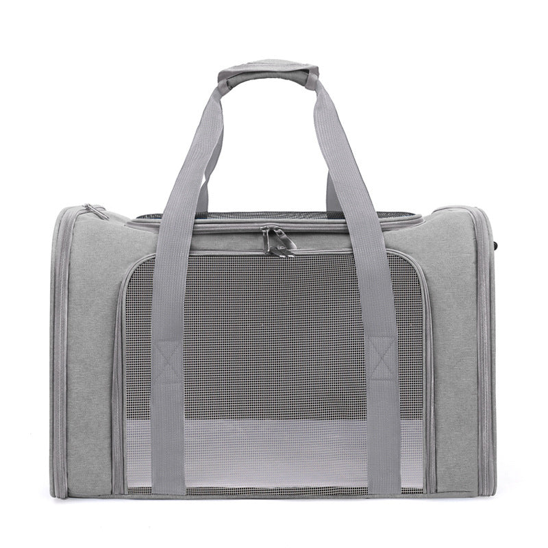 🏆LAST DAY 45% OFF🐾Large Foldable Mesh Cat Carrier Bag