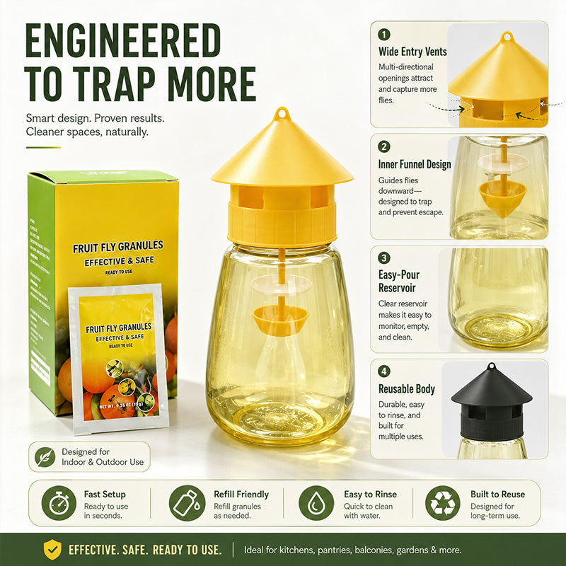 ⏳💥Final 3 hours-￡9.99!! 🔥 Indoor and Outdoor Hanging Fly Trap