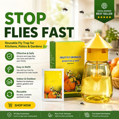 ⏳💥Final 3 hours-￡9.99!! 🔥 Indoor and Outdoor Hanging Fly Trap