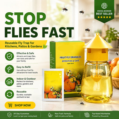 ⏳💥Final 3 hours-￡9.99!! 🔥 Indoor and Outdoor Hanging Fly Trap
