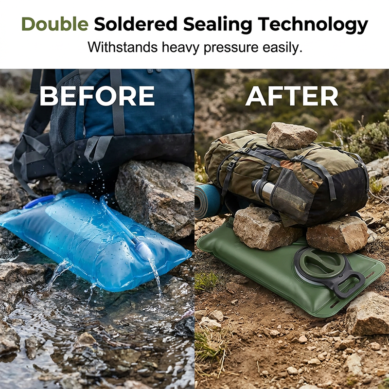 🔥40% Surprise Discount！🏕️Hydrate anytime, anywhere！💦2L Hydration Bladder with Quick-Release Tube