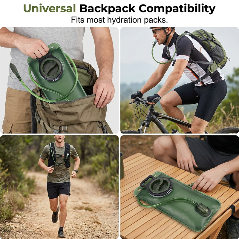 🔥40% Surprise Discount！🏕️Hydrate anytime, anywhere！💦2L Hydration Bladder with Quick-Release Tube