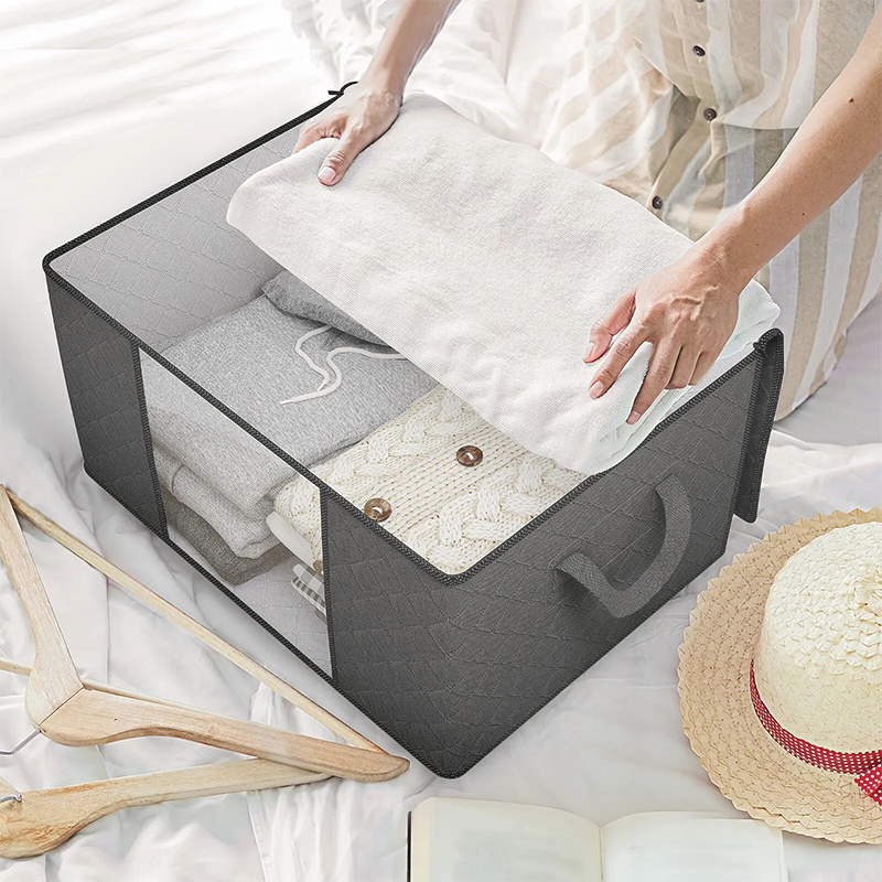 🏆Last Day Sale ONLY ￡9.99!!🔥90L Heavy-Duty Storage Bag🏆Mothproof & Airtight with Clear Window🛏️ Thick, Airtight & Moving-Ready! 🇬🇧🧳