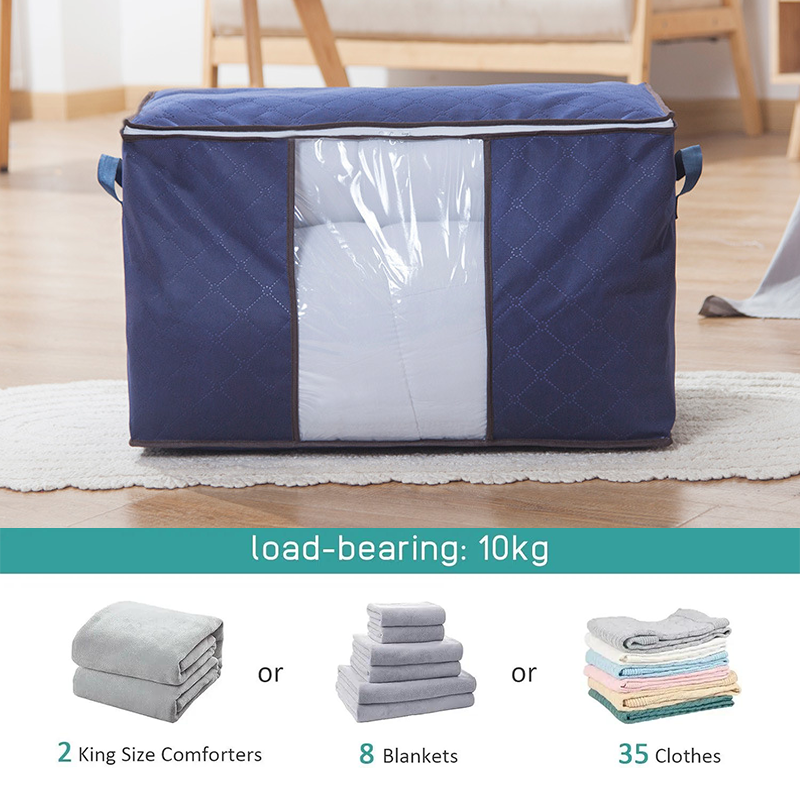 🏆Last Day Sale ONLY ￡9.99!!🔥90L Heavy-Duty Storage Bag🏆Mothproof & Airtight with Clear Window🛏️ Thick, Airtight & Moving-Ready! 🇬🇧🧳
