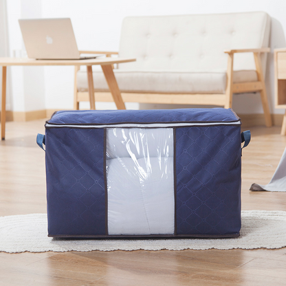 🏆Last Day Sale ONLY ￡9.99!!🔥90L Heavy-Duty Storage Bag🏆Mothproof & Airtight with Clear Window🛏️ Thick, Airtight & Moving-Ready! 🇬🇧🧳