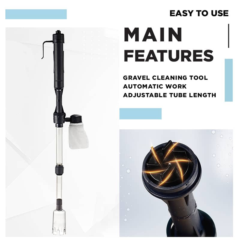 🐠⏳LAST DAY SALE ONLY￡19.99!🔥Electric Aquarium Gravel Cleaner✨