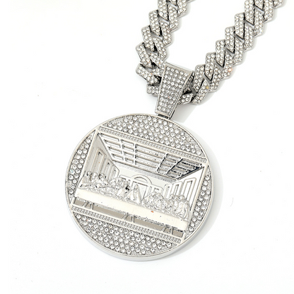 📢📢40% OFF !! ⏰Statement Cuban Pendant Chain Necklace