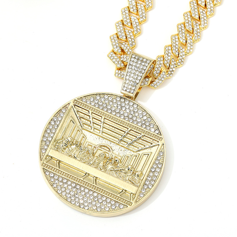📢📢40% OFF !! ⏰Statement Cuban Pendant Chain Necklace