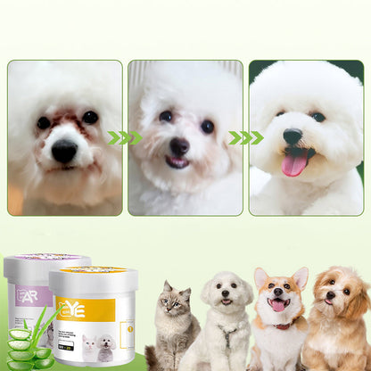 🥳2026 HOT SALE🥳💞50K+ SOLD!🐾🌿 50% OFF! Natural Plant‑Based Pet Wipes – Aloe vera & glycerin, pH‑balanced. Gently removes tear stains & earwax. Safe for daily use! 🧻✨