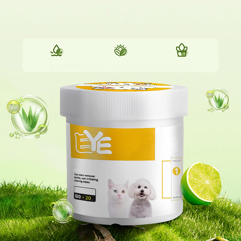 🥳2026 HOT SALE🥳💞50K+ SOLD!🐾🌿 50% OFF! Natural Plant‑Based Pet Wipes – Aloe vera & glycerin, pH‑balanced. Gently removes tear stains & earwax. Safe for daily use! 🧻✨
