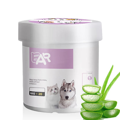 🥳2026 HOT SALE🥳💞50K+ SOLD!🐾🌿 50% OFF! Natural Plant‑Based Pet Wipes – Aloe vera & glycerin, pH‑balanced. Gently removes tear stains & earwax. Safe for daily use! 🧻✨