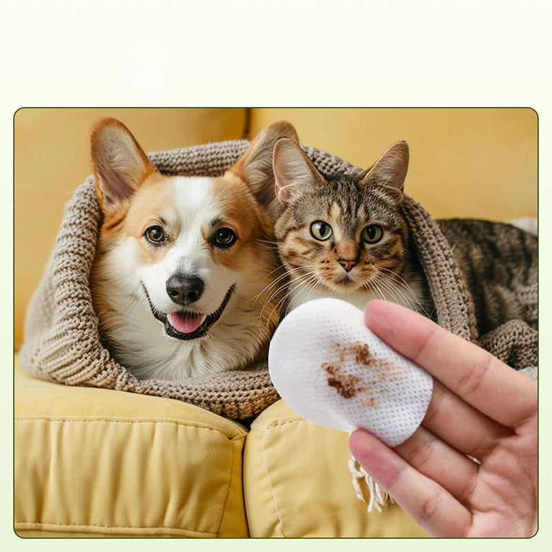 🥳2026 HOT SALE🥳💞50K+ SOLD!🐾🌿 50% OFF! Natural Plant‑Based Pet Wipes – Aloe vera & glycerin, pH‑balanced. Gently removes tear stains & earwax. Safe for daily use! 🧻✨