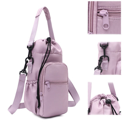 🏆 Last Day Special Price £9.99 ! 🚶Water Bottle Carrier Bag with Phone Pockets