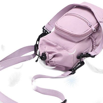 🏆 Last Day Special Price £9.99 ! 🚶Water Bottle Carrier Bag with Phone Pockets